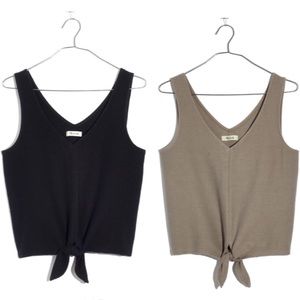 *Bundle* two Madewell texture & thread tanks